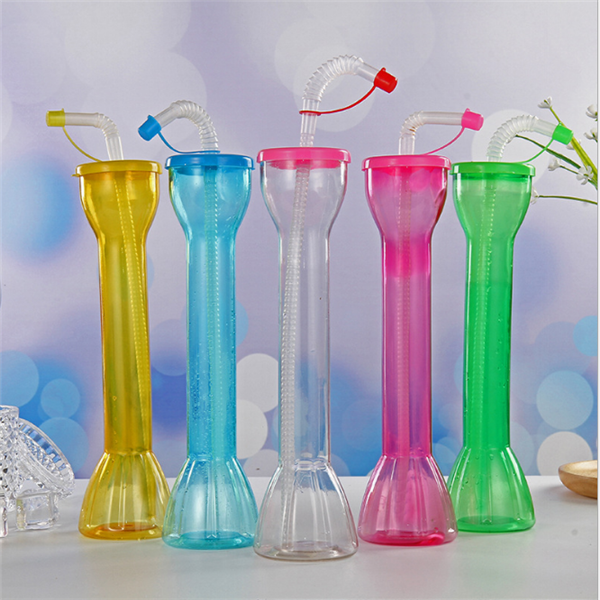 Charmlite BPA-Free Plastic Slush Yard Cup With Straw - 22 oz  650ml2